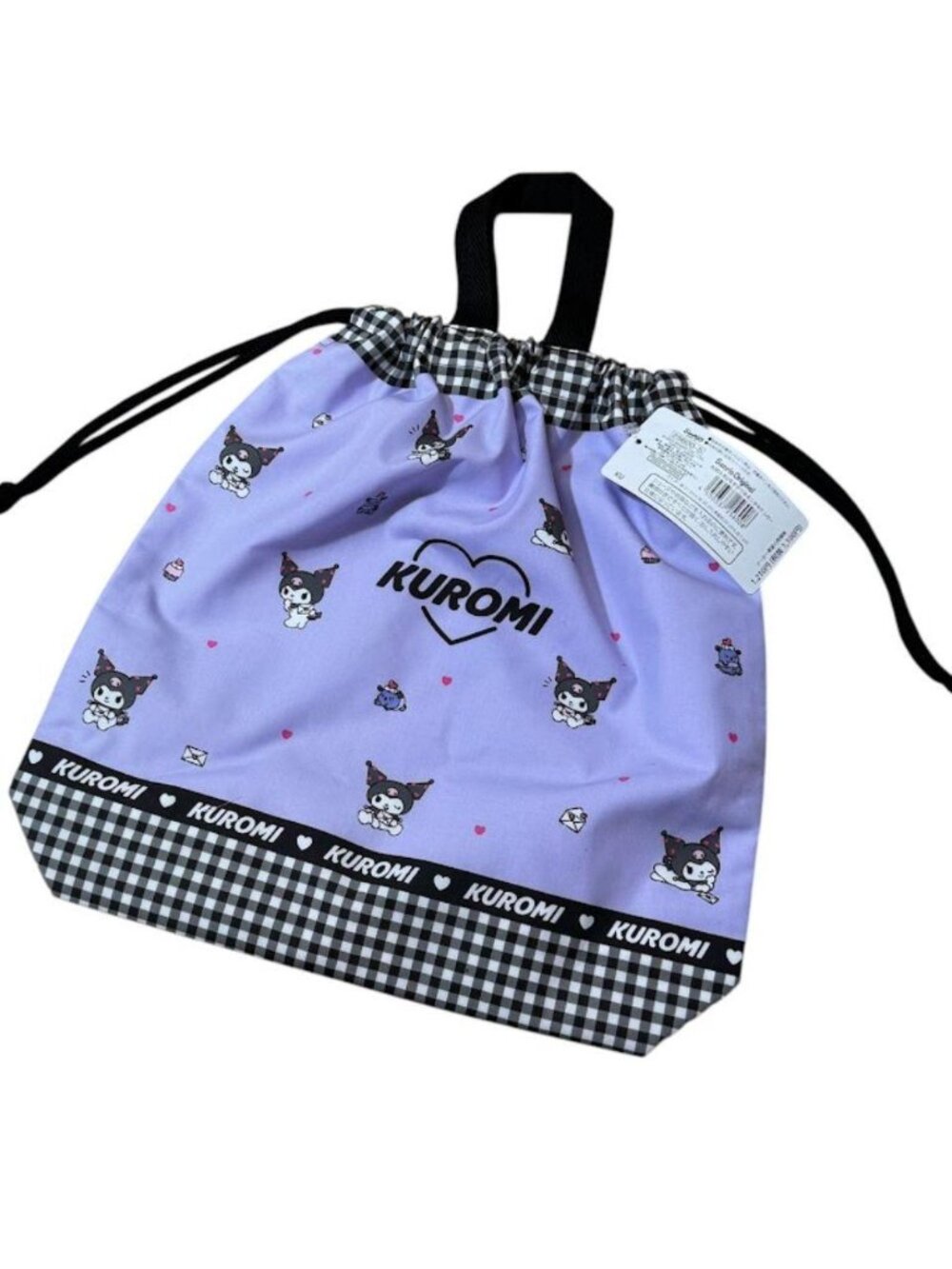 Kuromi Drawstring Bag